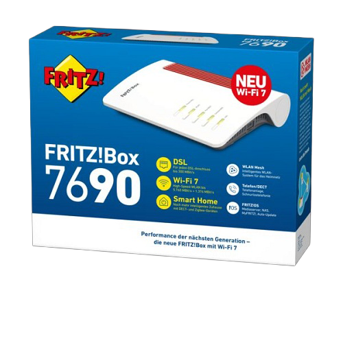 AVM Fritbox 7690 Router met Wi-Fi 7