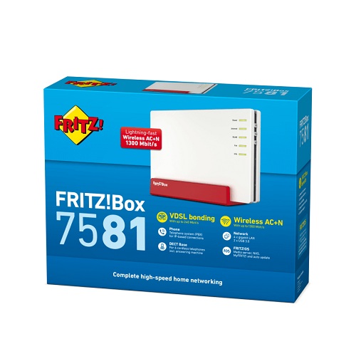AVM FRITZ!Box 7581 vDSL-Router / Wi-Fi / Telefooncentrale