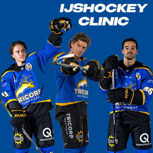 Deelnemen aan een exclusieve ijshockey clinic voor max 20 deelnemers gegeven door onze Oberliga importspelers (deelnemer 1)