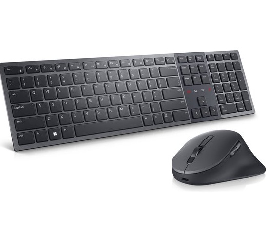 DELL Pro Premium samenwerkingstoetsenbord en muis - KM900 - VS internationaal (QWERTY) 