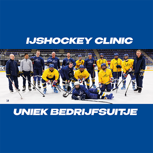 Een uniek bedrijfsuitje: IJSHOCKEY CLINIC VOOR BEDRIJVEN, MAXIMAAL 24 PERSONEN
