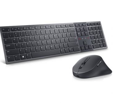 DELL Pro Premium samenwerkingstoetsenbord en muis - KM900 - VS internationaal (QWERTY) 