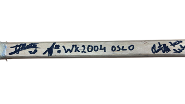 Stick Jacco Landman WK 2004 Oslo | Gesigneerd door het hele Nedelandse team