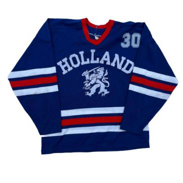 Vintage Nederlands team jersey blauw