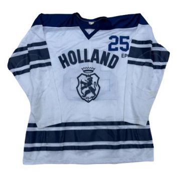 Vintage Nederlands team jersey wit 